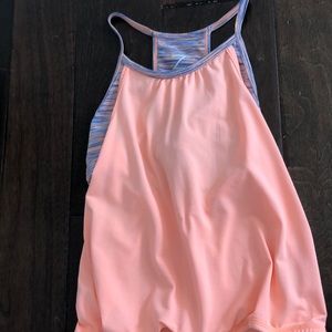 Zella girl tank top with built in sports bra